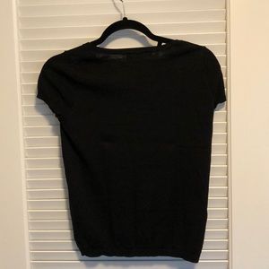 LOFT Tops - Knit black tee LOFT Tops - Knit black tee